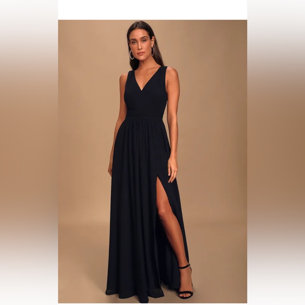 Lulu’s Black Maxi Dress